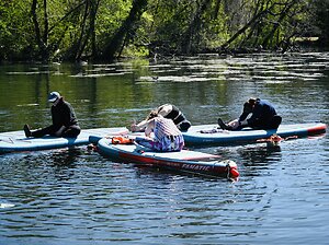 YOGA & Yoga on a Paddle Board & SUP. YogaWoodmill