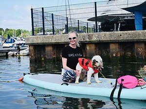 YOGA & Yoga on a Paddle Board & SUP. YogaBreath